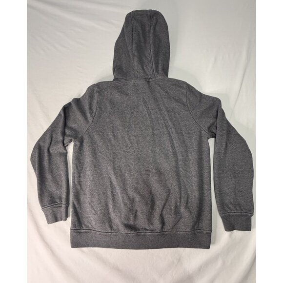 NIKE Sportswear Club Women’s LARGE Gray Funnel Neck Hoodie Sweatshirt - Picture 5 of 7